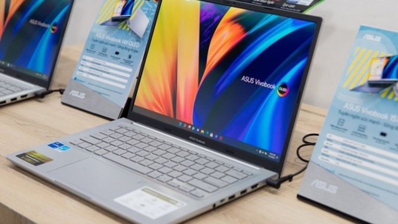 Laptop Vivobook 15 OLED A1505VA-MA468W có giá bán khoảng 17.000.000 đồng - 20.000.000 đồng