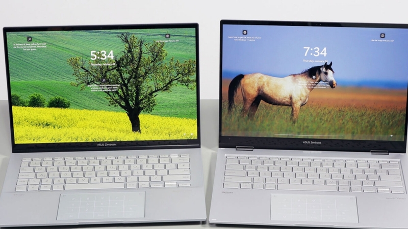 Những mẫu máy tính Asus Zenbook 14 UX3402, UX3405, UX3407 có màn hình rộng 14 inch với độ phân giải full HD hoặc 2.8K