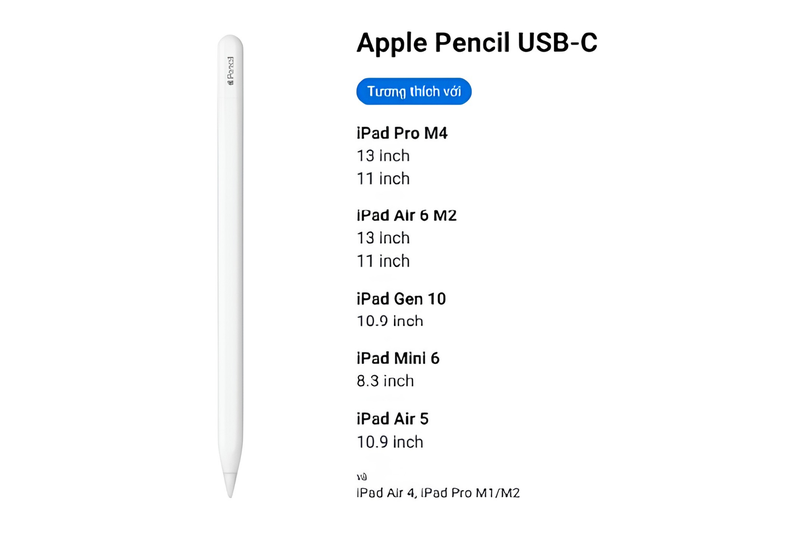 đánh giá bút cảm ứng apple pencil usb c 5