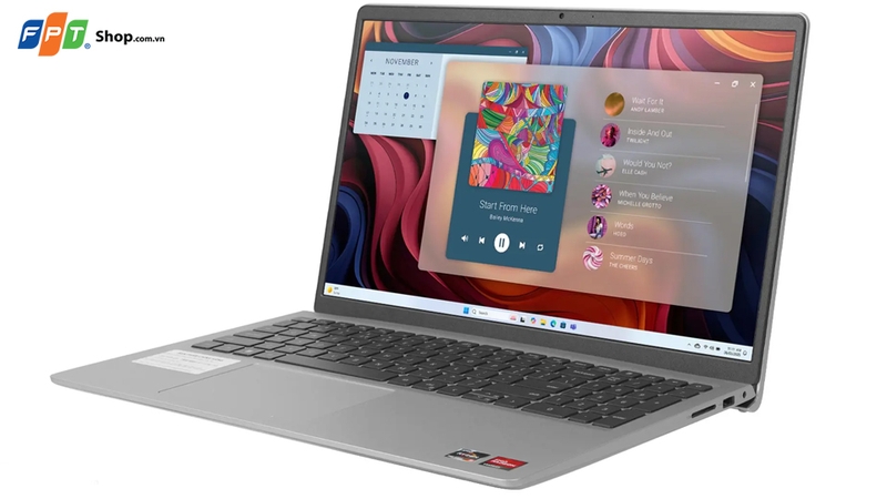 Laptop có vẻ ngoài thanh thoát, vuông vắn đầy thu hút