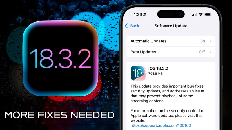 iOS 18.3.2 mang đến thay đổi gì?