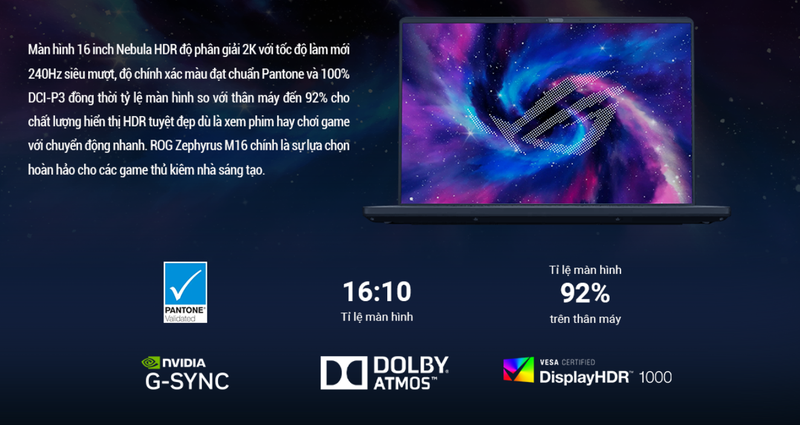 Đánh giá laptop ASUS ROG Zephyrus M16 GU604VI-NM779W ảnh 12