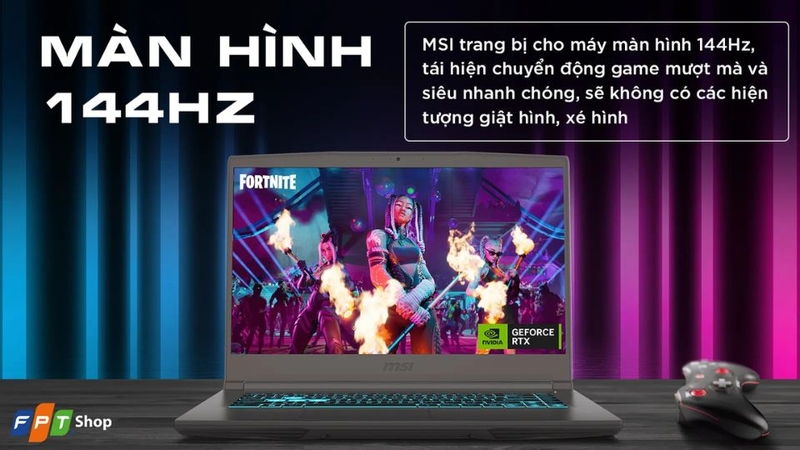 đánh giá laptop MSI Gaming Thin 15 B13UC-3247VN 3