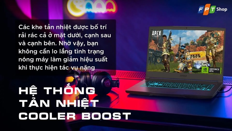 đánh giá laptop MSI Gaming Thin 15 B13UC-3247VN 5