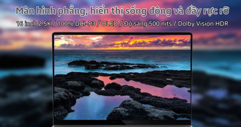 Màn hình đem lại trải nghiệm giải trí sống động