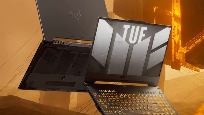 Laptop Asus TUF F15 FX507ZC4-HN229W có thiết kế hợp với những bạn cá tính mạnh