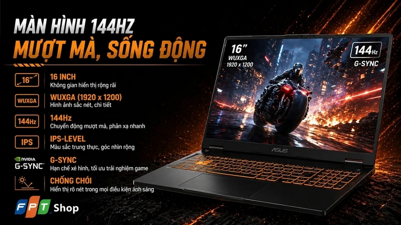đánh giá laptop asus tuf gaming f16 fx608jmi-tu241w ảnh 2