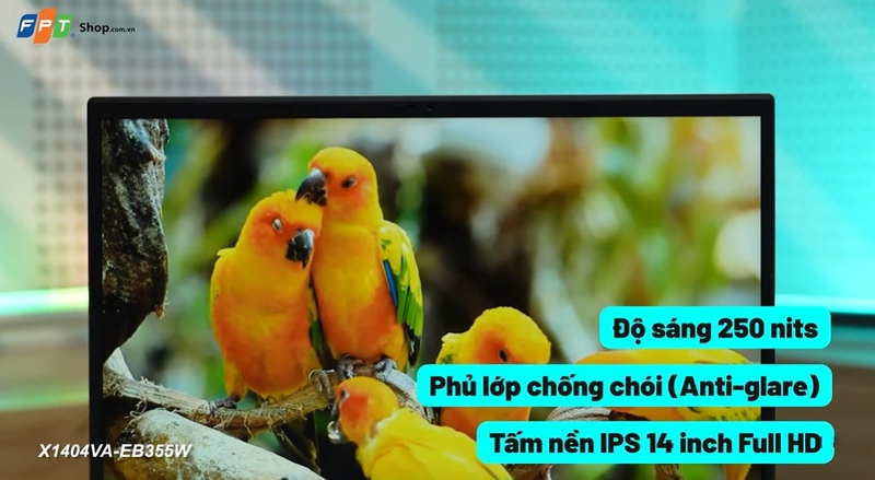 Đánh giá laptop Asus Vivobook 14 X1404VA-EB355W - hình 4