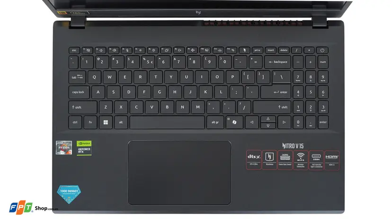 Đánh giá laptop Gaming Acer Nitro V 15 ANV15 41 R2UP 6