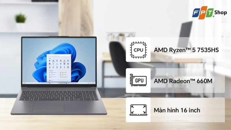 đánh giá Lenovo Ideapad Slim 3 16ARP10 83K700EQVN - Hình 9