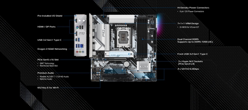 Đánh giá main ASRock B760M Pro RS ảnh 1