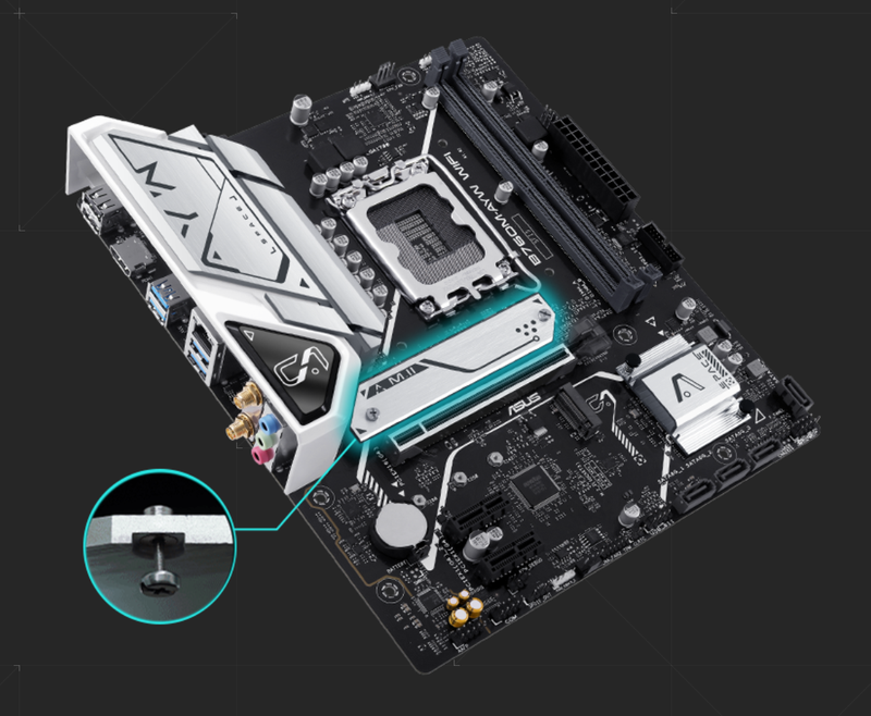 đánh giá mainboard asus b760m ayw wifi ddr5 - Hình 3