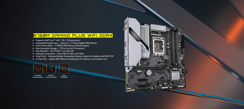Đánh giá mainboard Gigabyte B760M GAMING PLUS WIFI DDR4 ảnh 2