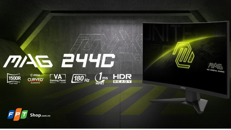Có nên mua màn hình cong gaming MSI MAG 244C 23.6 inch không?