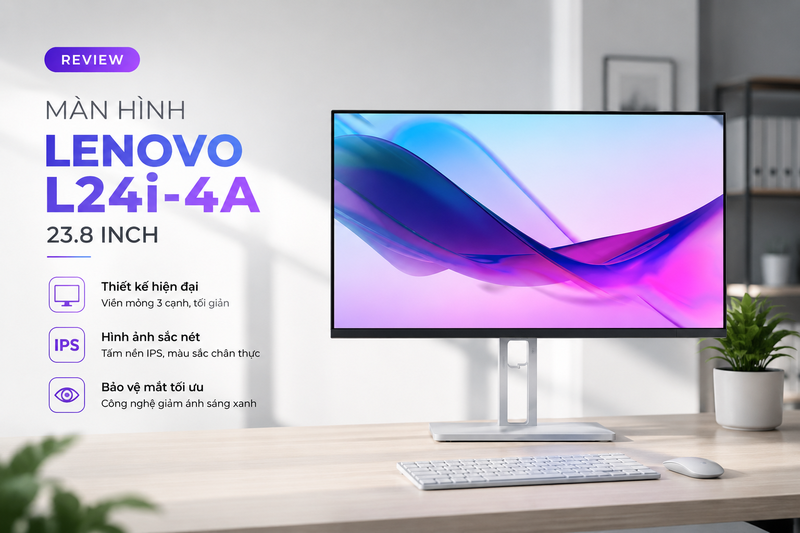 Có nên mua Lenovo L24i-4A 23.8 inch?