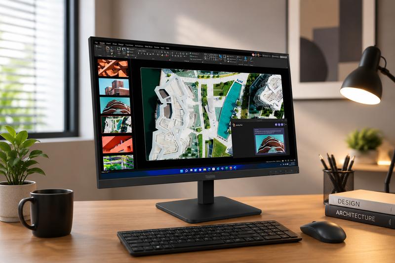 Đánh giá màn hình Lenovo ThinkVision S27-4e 27 inch 1