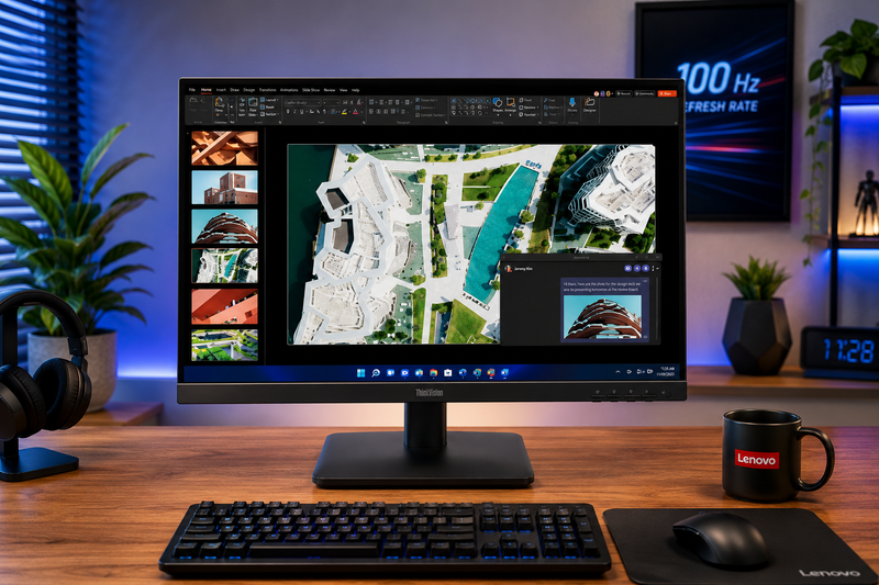 Đánh giá màn hình Lenovo ThinkVision S27-4e 27 inch 9