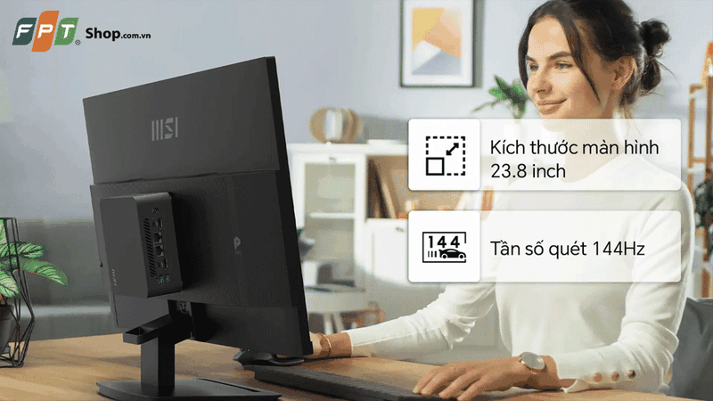 Màn hình có thiết kế đơn giản mà hiện đại