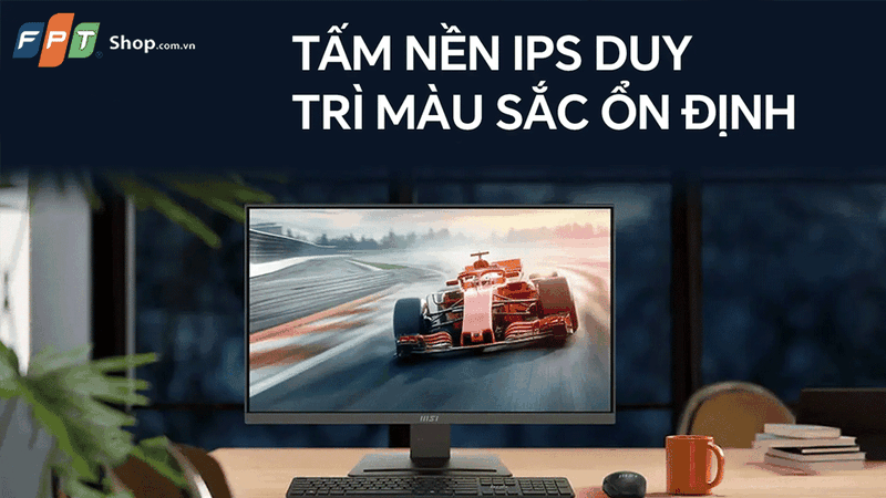 Tấm nền IPS chất lượng hiển thị sắc nét