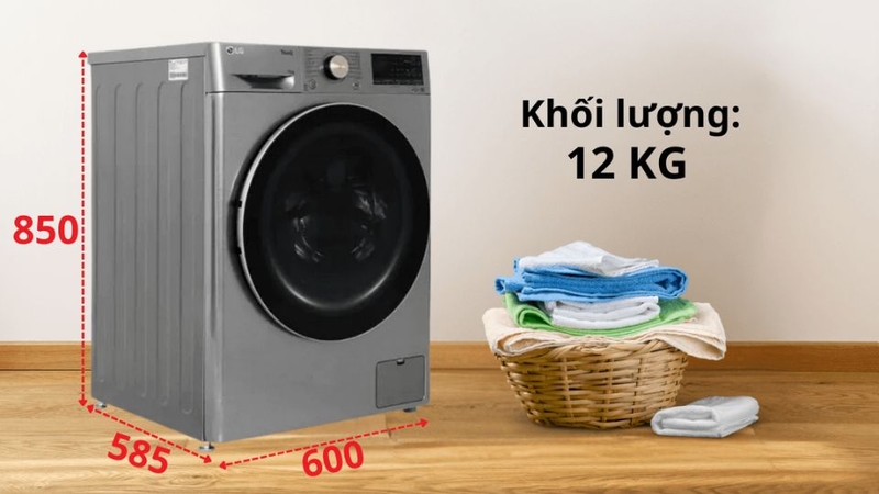 đánh giá máy giặt LG FV1412S3PA 2