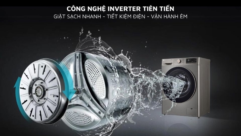 đánh giá máy giặt LG FV1412S3PA 4