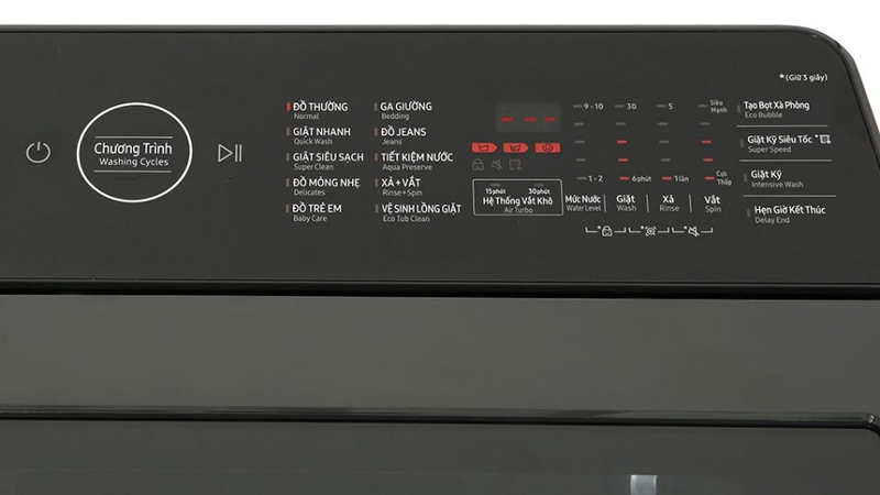 đánh giá máy giặt Samsung WA95CG4545BDSV 2