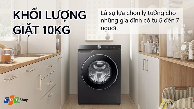 đánh giá máy giặt Samsung WW10T634DLX/SV 2