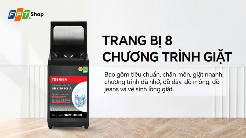 đánh giá máy giặt Toshiba 8 kg AW-M905BV(MK) ảnh 3