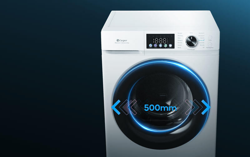 Đánh giá máy giặt Casper 8 kg WF-D8VWR1 - hình 2