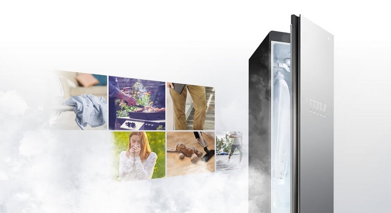 rueSteam là một trong những yếu tố tạo nên sự khác biệt của LG Styler S5MB