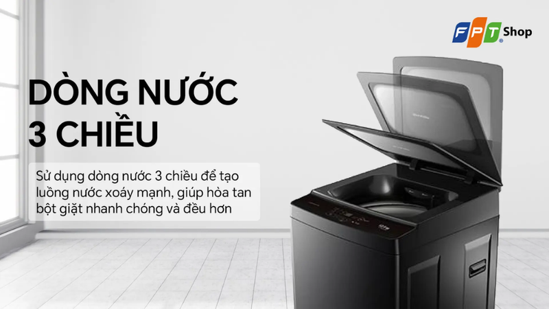 Đánh giá máy giặt Sharp 12.5kg ES-TM125CN-BK 3