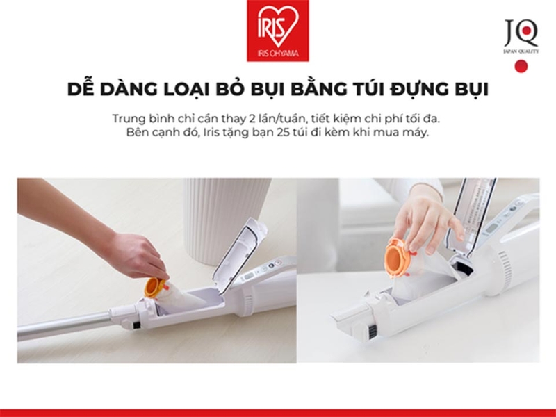  Đánh giá máy hút bụi Iris Ohyama - 09