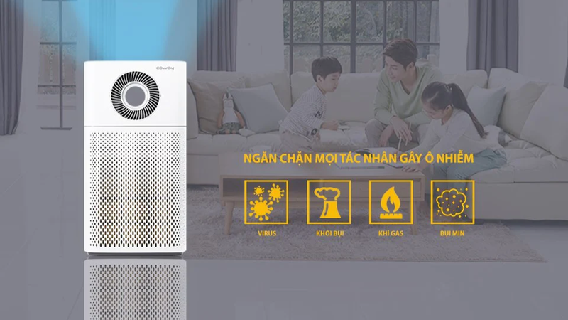 Đánh giá máy lọc không khí Coway 7