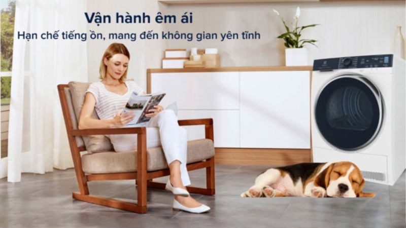 đánh giá máy sấy quần áo Electrolux EDH803Q7WB 2