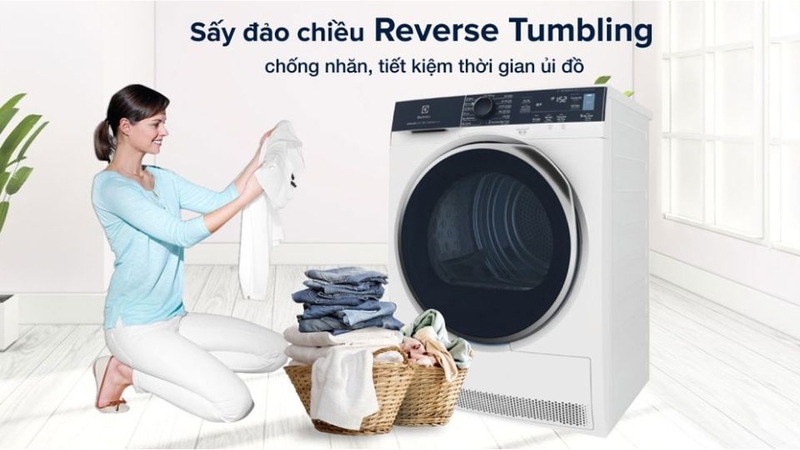 đánh giá máy sấy quần áo Electrolux EDH803Q7WB 4
