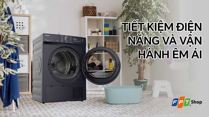 đánh giá máy sấy quần áo Toshiba 4