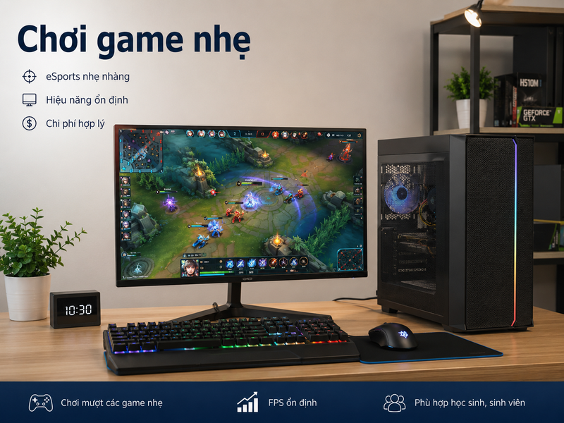 đánh giá máy tính để bàn E-Power AMD Ryzen 3 3200G 3