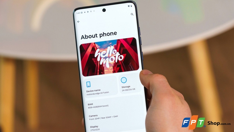 Giao diện Hello UI độc quyền của Motorola dễ sử dụng