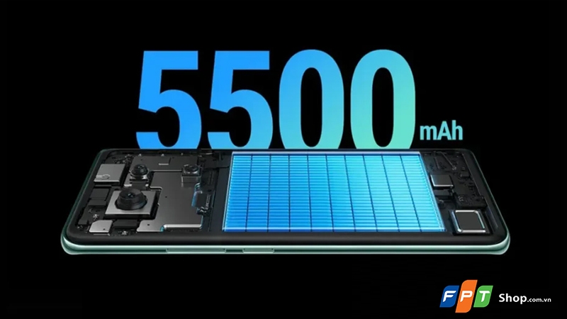 Motorola Edge 60 Fusion có viên pin dung lượng lớn 5500 mAh