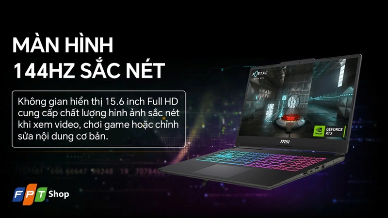 đánh giá msi gaming cyborg 15 a13vek ảnh 4