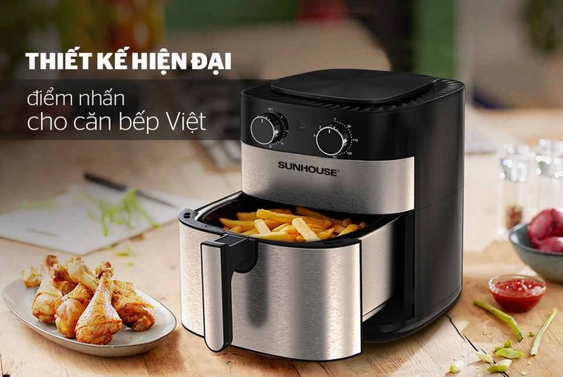 Đánh giá nồi chiên không dầu SHD4026 1