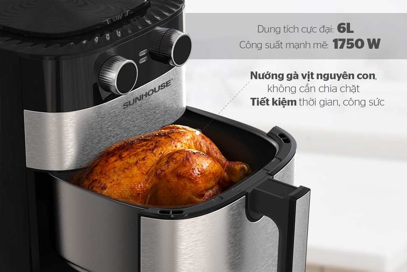 Đánh giá nồi chiên không dầu SHD4026 3