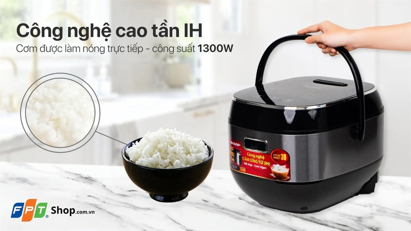 Đ&aacute;nh gi&aacute; nồi cơm điện cao tần Sharp KS IH191V 1