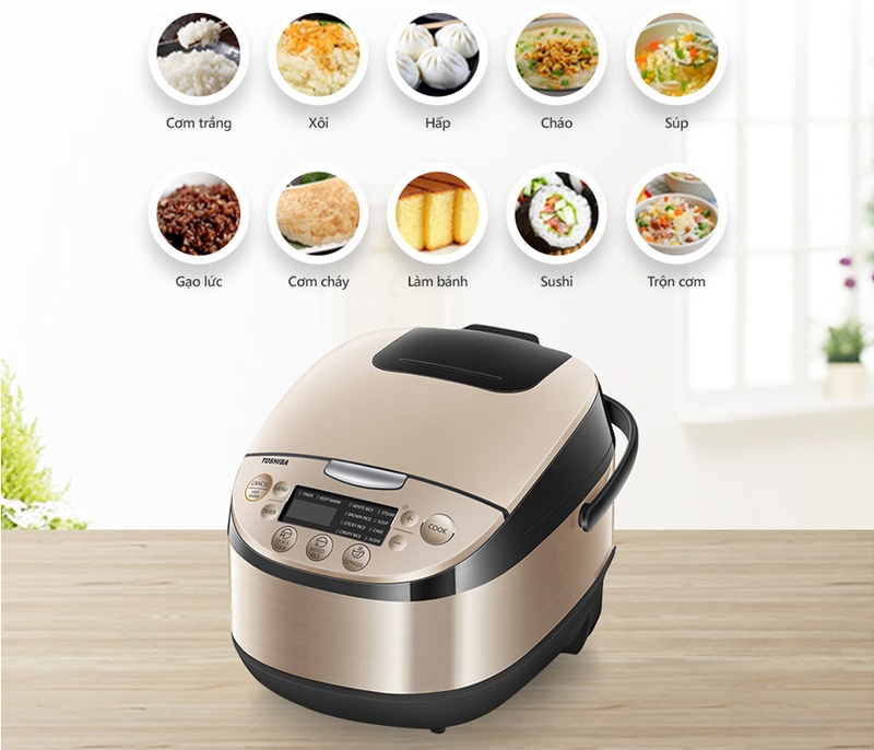 Đ&aacute;nh gi&aacute; Nồi cơm điện tử Toshiba 1.8 l&iacute;t RC-18DR3PV(G) (ảnh 8)