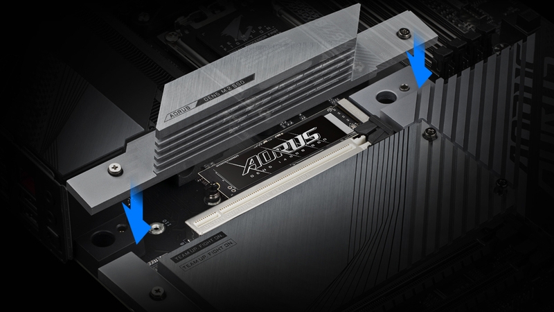 Ổ cứng SSD Gigabyte được thiết kế tản nhiệt tối ưu