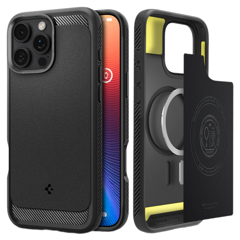 op lung magsafe iphone 16 pro max nhua tpu rugged armor spigen