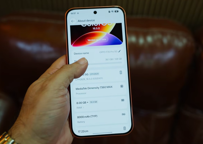 Đánh giá OPPO F35 Pro - hình 21