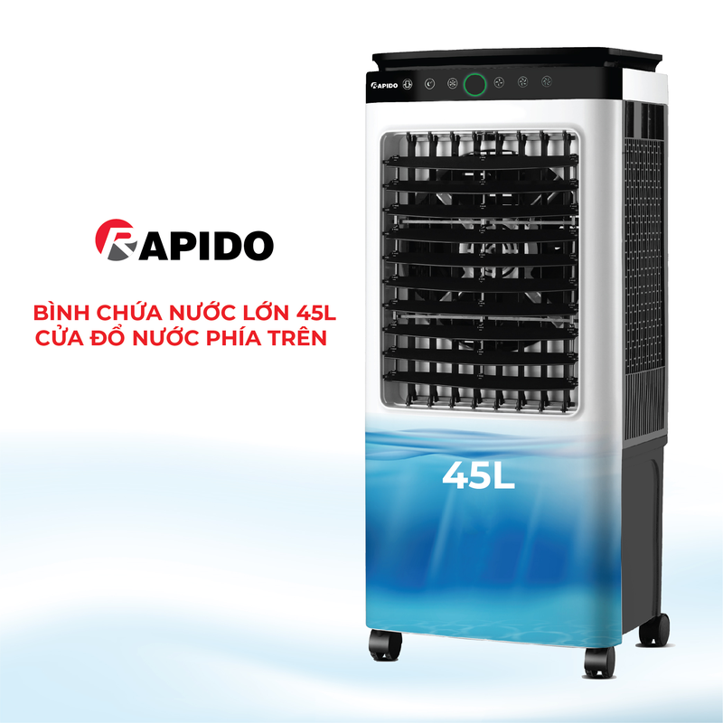 Đ&aacute;nh gi&aacute; quạt điều h&ograve;a Rapido 6000D 4