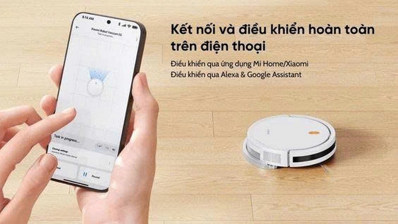 đánh giá robot hút bụi Xiaomi Vacuum E5 ảnh 3