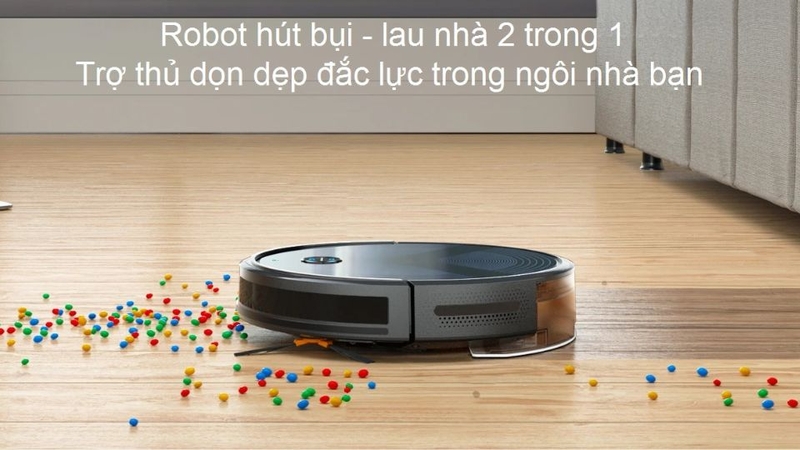 Làm sạch hiệu quả với lực hút tương đối mạnh